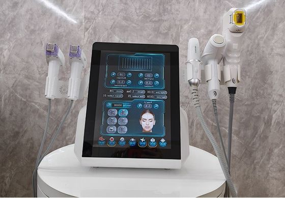 5 in 1 Crystallite Morpheus8 Needling RF HIFU Machine Multi row ICE HIFU 12D Vmax Cooling HIFU Fce Lift Skin Tightening