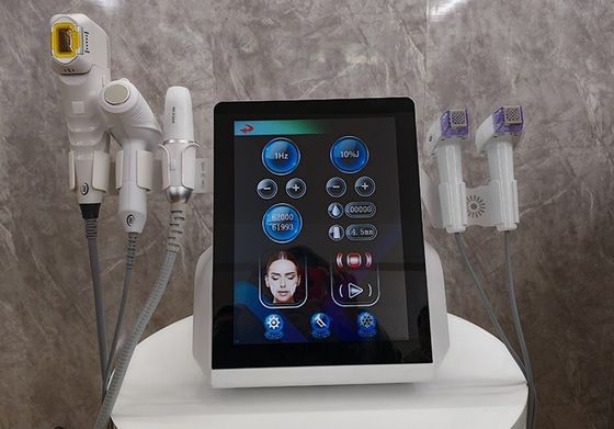 5 in 1 Crystallite Morpheus8 Needling RF HIFU Machine Multi row ICE HIFU 12D Vmax Cooling HIFU Fce Lift Skin Tightening