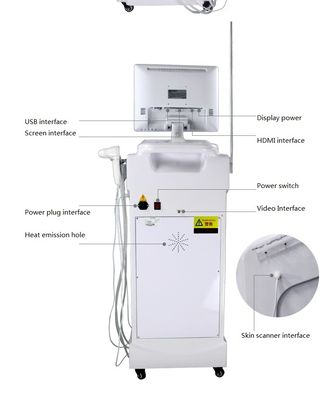 Water Oxygen Jet Peel Facial Refreshing With Skin Detector 110V/220V