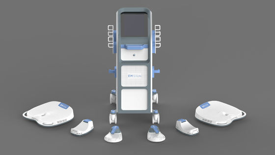 Strong Power 5000W 18 inches touch screen 4 Handles Eletromagnetic Slimming Machine EMS Muscle Scultping Emslim Neo RF