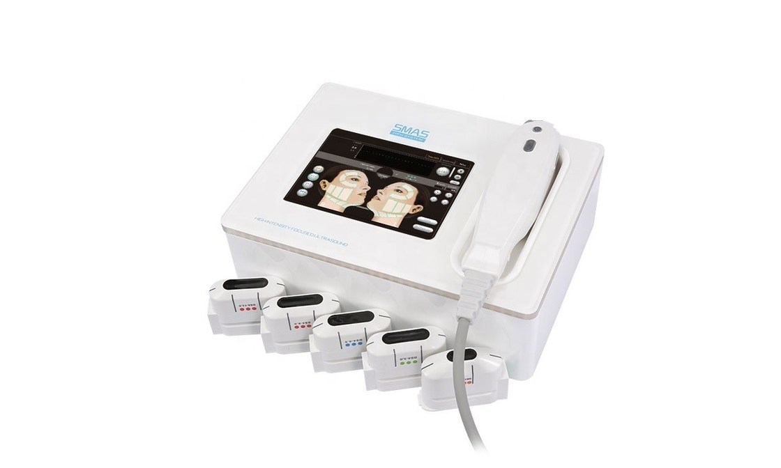 Mini Ultrasound HIFU Face Lift Machine With 10MHz 7MHz 4MHz Focused Ultrasound Facial Machine For Home Use
