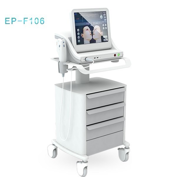 Vertical HIFU Face Lift Skin Tighten SMAS Lifting With 3 Cartridges 5,000 Shoots