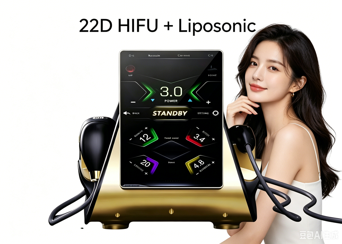 Desktop 22D HIFU Liposonic Machine 2026 New Facial Lifting Skin Tightening Body Slimming Beauty Machine for Salon