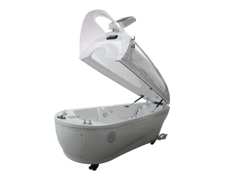 Infrared Therapy+Herbal steam bath + Bubble bath and water jet surfing mulfitunction spa capsule